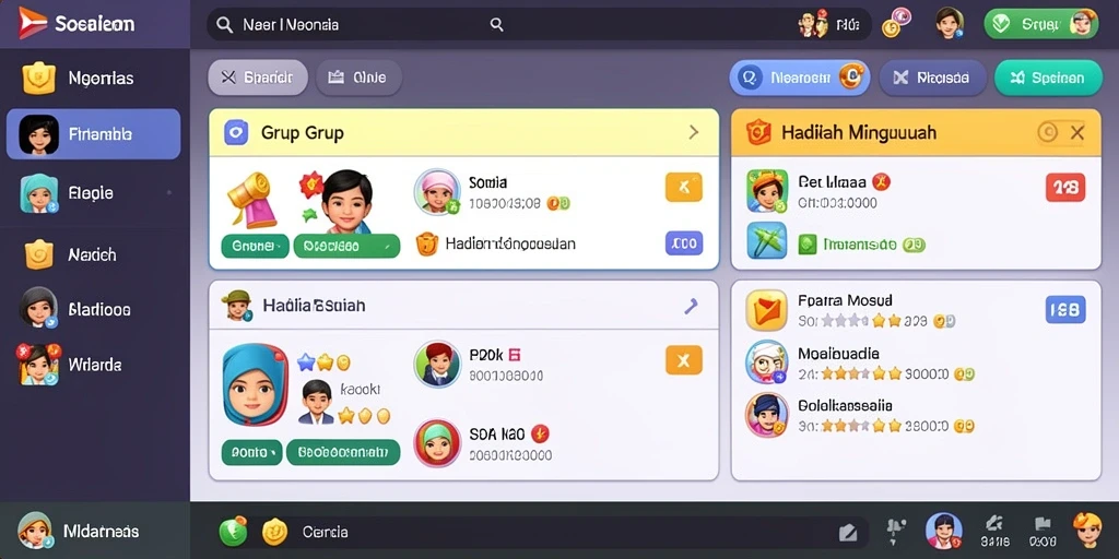 Tampilan grafis yang menawan dan menarik.