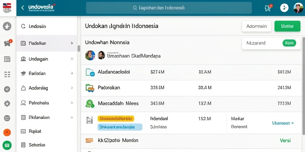 Tampilan antarmuka yang modern dan ramah pengguna.