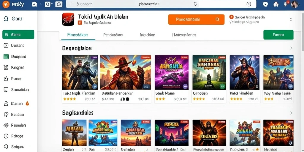 Tampilan antarmuka PINTUTOGEL yang menarik dan mudah digunakan.