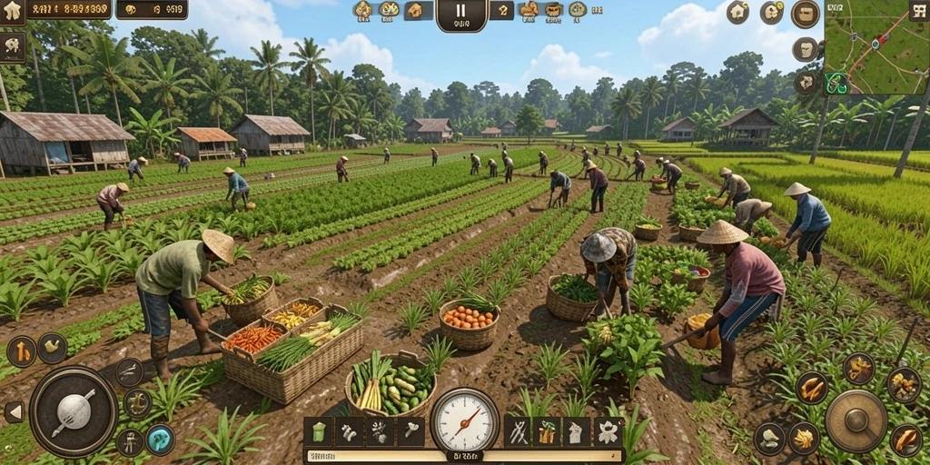 Tampilan awal permainan yang menarik dan intuitif.